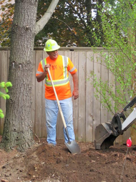 It won't be the first time Curt has picked up a shovel