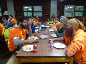 Lunch break camaraderie